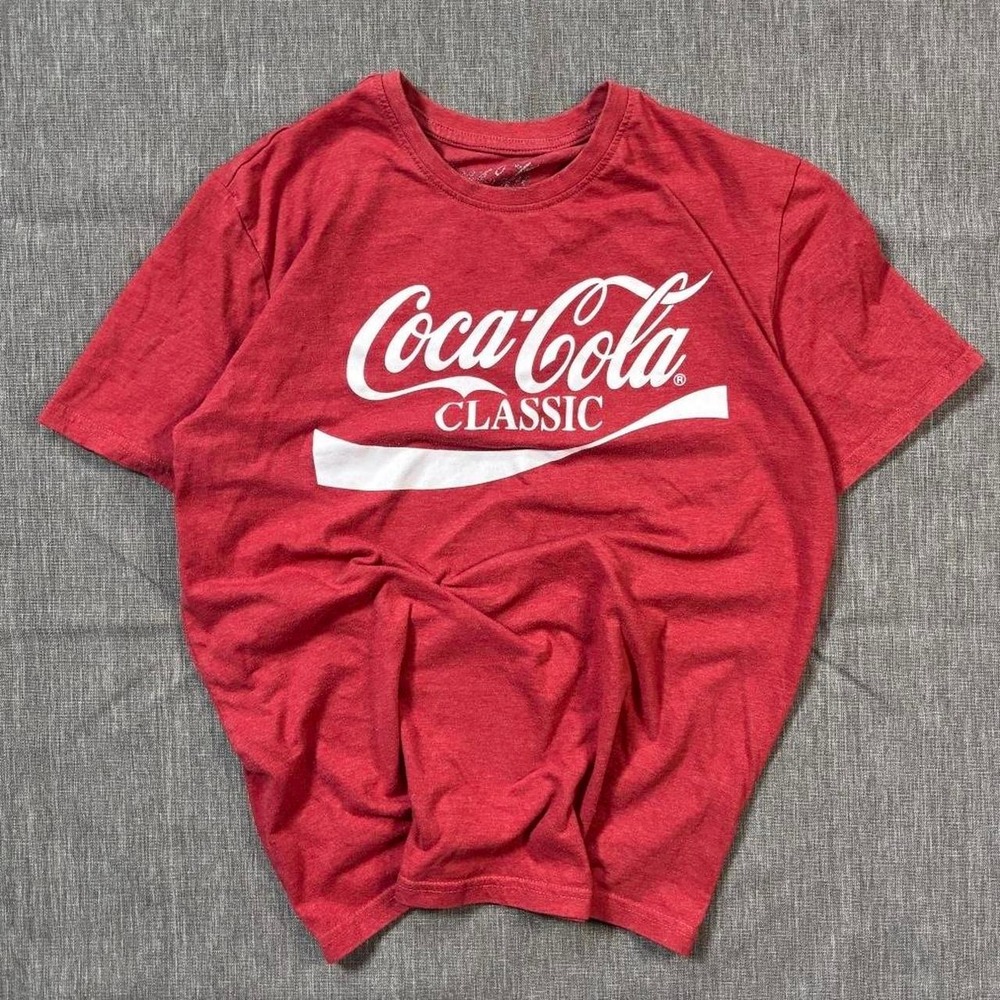 Red Coca-Cola classic cotton t-shirt - M